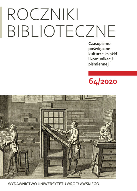 Illuminated initials in incunabula from Anton Kobeger’s printing house in the collection of the Raczyński Library in Poznań. A formal and stylistic analysis, and the problem of attribution Cover Image