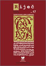 BIBLIOGRAPHY OF THE JOURNAL RIJEČ Cover Image