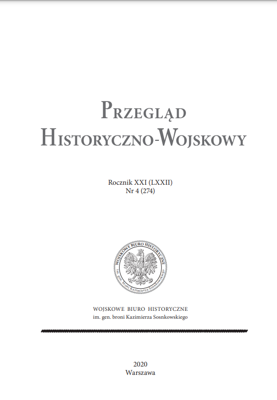 Lieutenant Kazimierz Śledziński’s Heroic Act during the Ambush near Sieniawka (1926). Contribution to the History of the Border Protection Corps (1924–1939) Cover Image