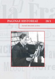 HLEDÁNÍ A TÁPÁNÍ VZNIKAJÍCÍ LEVICOVÉ OPOZICE V ČESKOSLOVENSKU KONCEM 80. LET A JEJÍ AKTIVITY V LISTOPADOVÝCH DNECH 1989. POHLED NA REFORMNÍ PROUD UVNITŘ KOMUNISTICKÉ STRANY