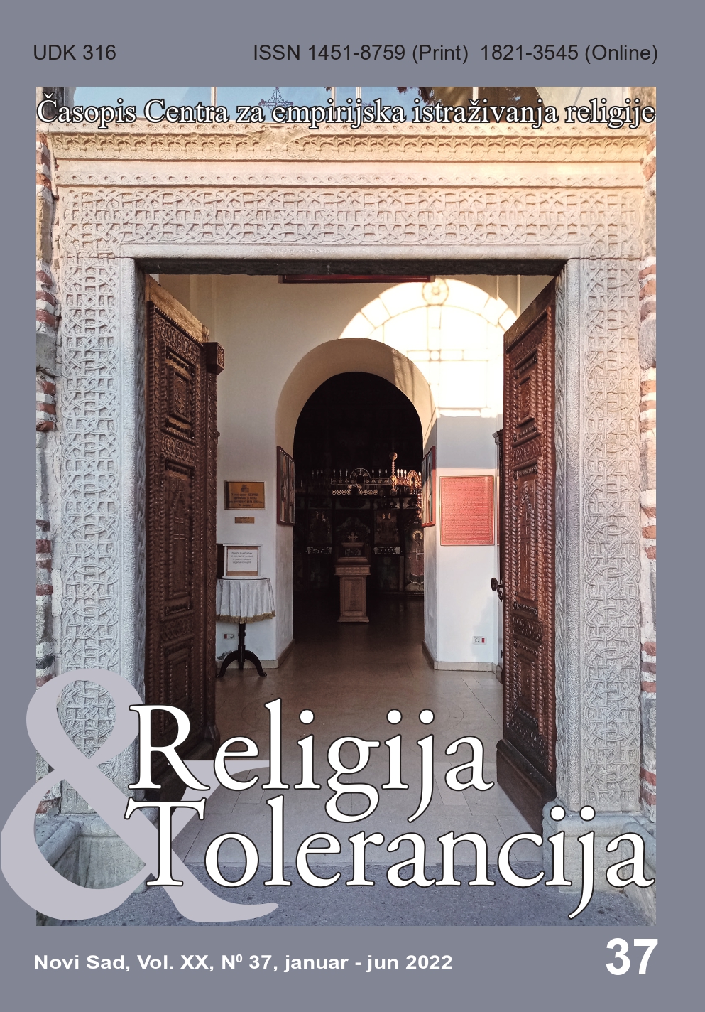 THE CORRELATION OF RELIGIOSITY AND TRADITIONALITY IN THE FIELD OF GENDER RELATIONS IN CROATIA AND SERBIA Cover Image