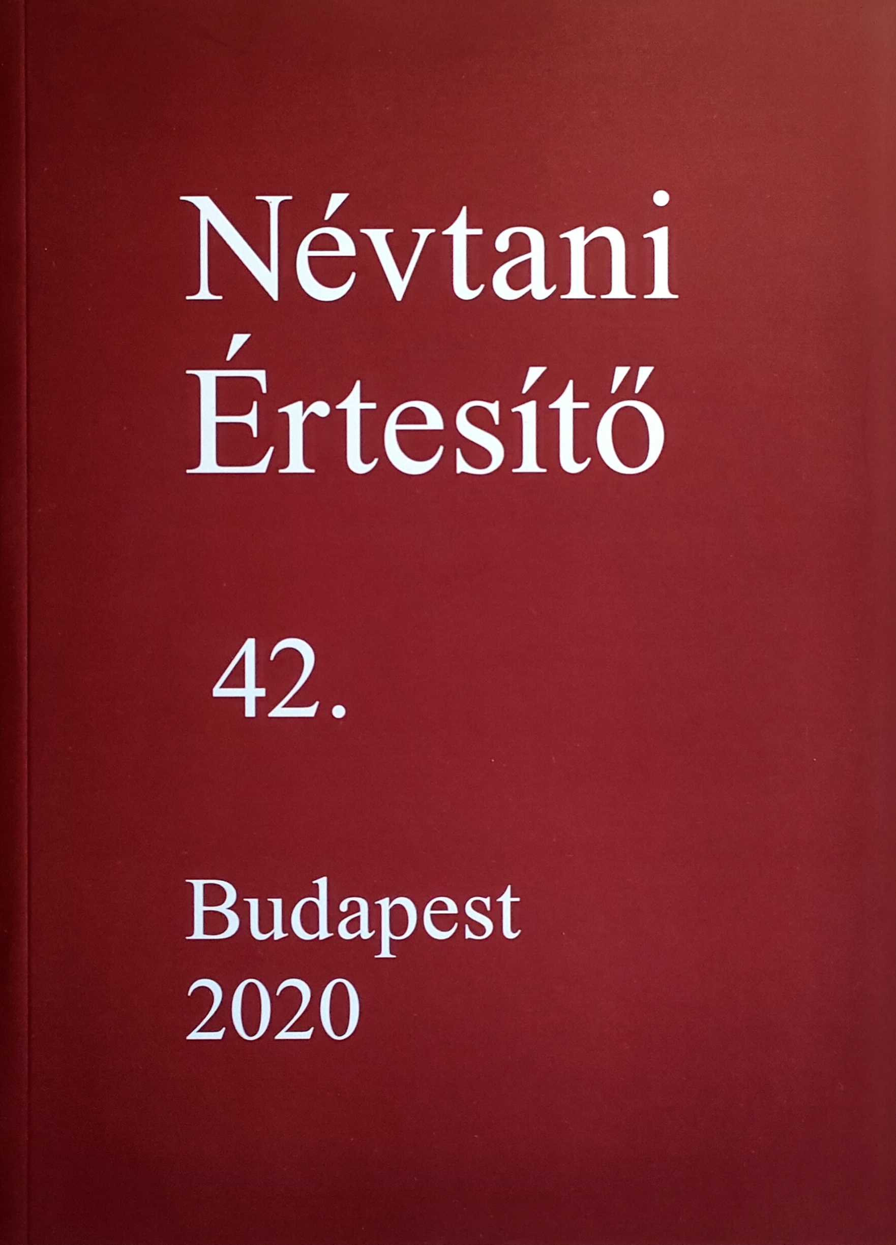 Erzsébet Győrffy: Place name sociology Cover Image