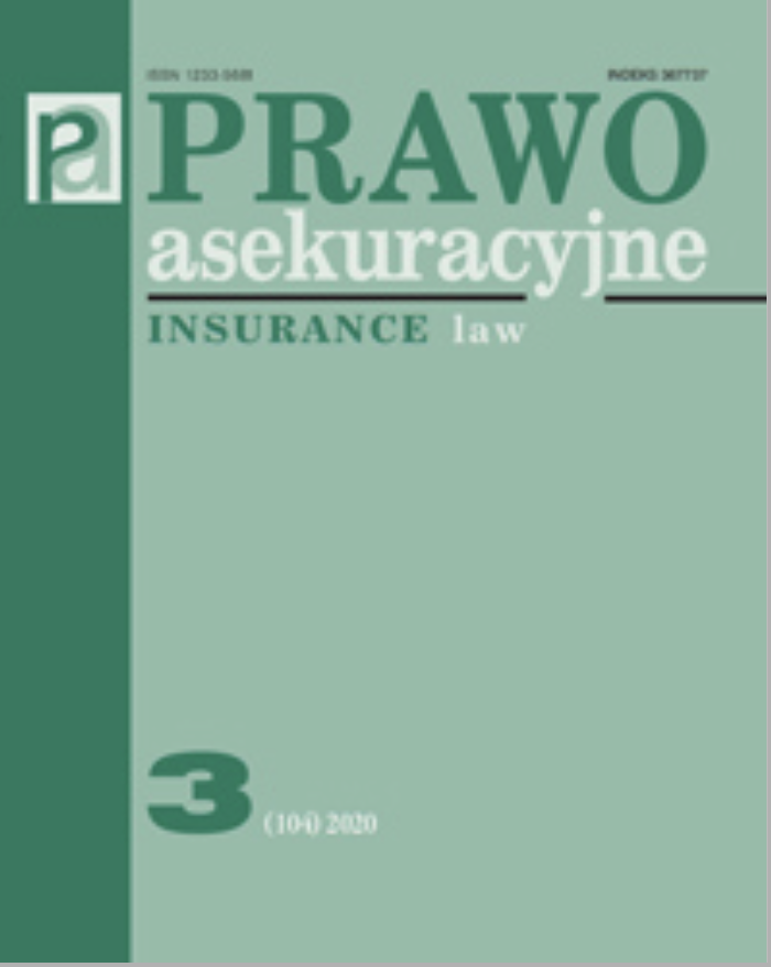 Optymalizacja czasu ochrony ubezpieczeniowej (just on time insurance) – aspekty prawne wykorzystywania technologii informatycznej w ubezpieczeniach