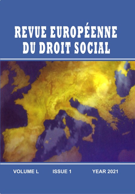 JUBILEE, REVUE EUROPÉENNE DU DROIT SOCIAL