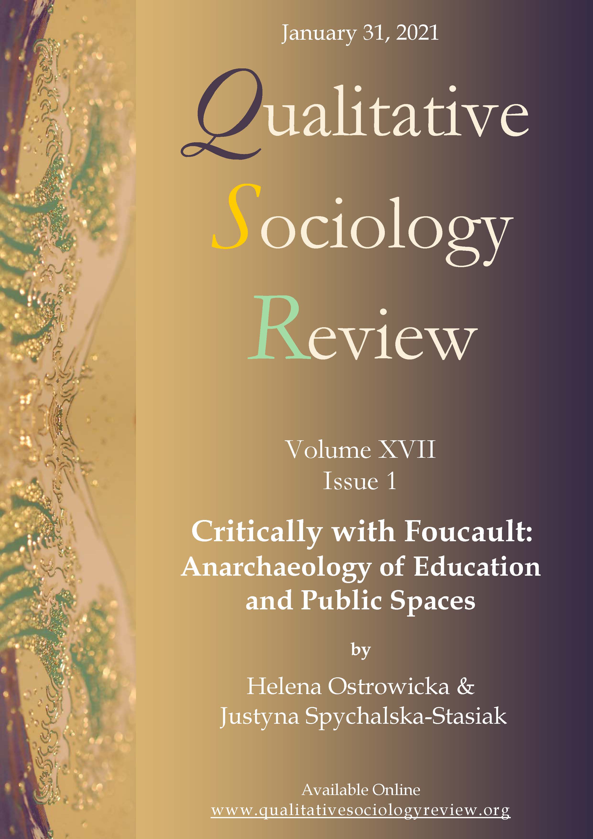 From the Editors. Critically with Foucault: Anarchaeology of Education and Public Spaces Cover Image
