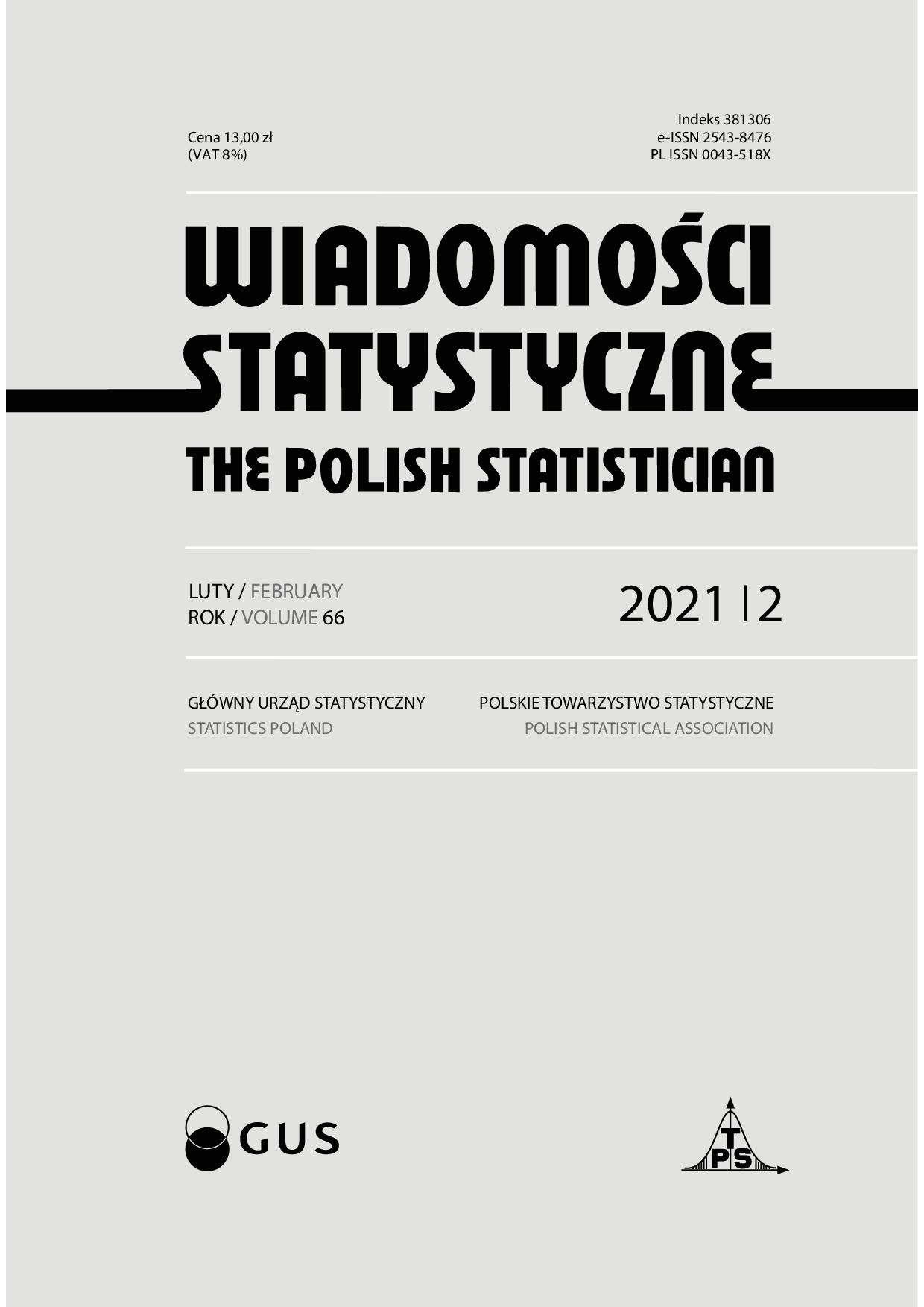 Publications of Statistics Poland. January 2021 Cover Image