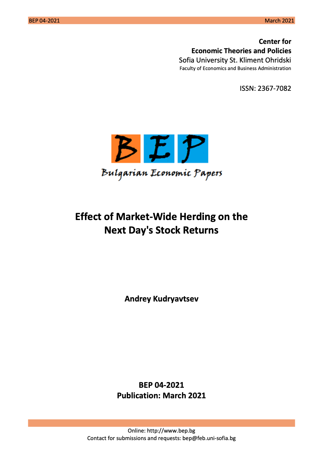 Effect of Market-Wide Herding on the Next Day's Stock Returns