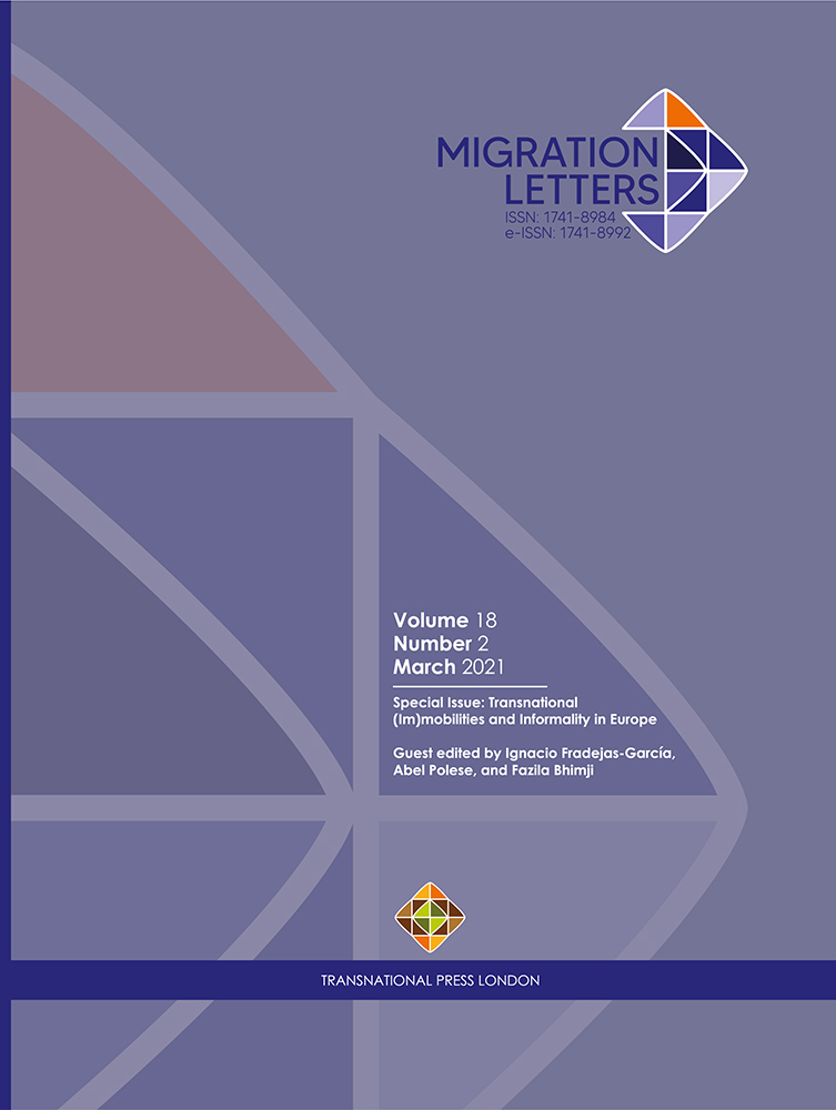 Temporal Intersections of Mobility and Informality: Simsars as (Im)moral Agents in the Trajectories of Syrian Refugees in Turkey and Germany Cover Image