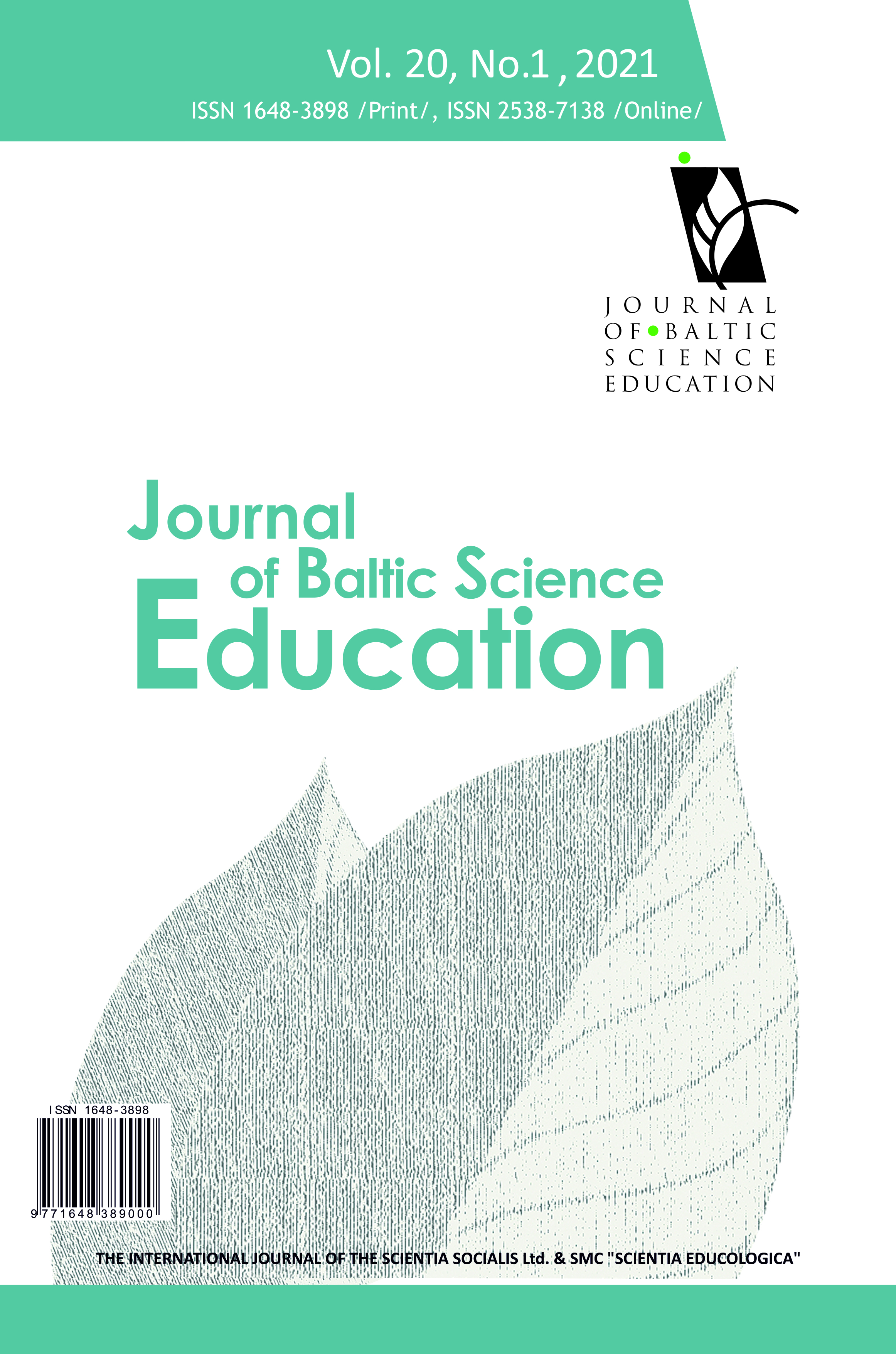 THE CONCEPTUAL STRUCTURE OF CHEMICAL EQUILIBRIUM IN UPPER-SECONDARY SCHOOL STUDENTS: EVIDENCE FROM FACTOR ANALYSIS Cover Image