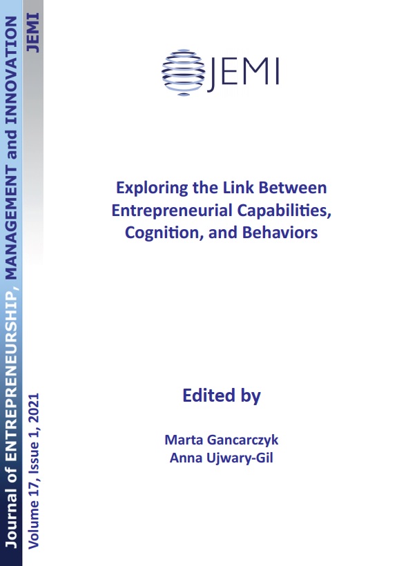 The moderating role of self-efficacy on the cognitive process of entrepreneurship: An empirical study in Vietnam Cover Image