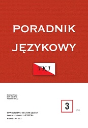 Klimat i jego pole leksykalne jako słowa klucze współczesnego dyskursu publicznego