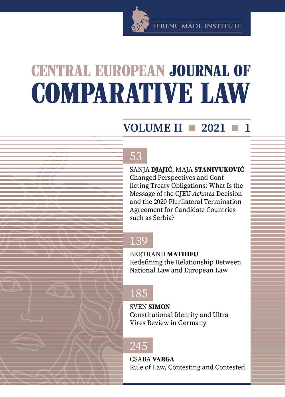 Constitutional Issues of the Judicial Career in Western Balkan States (Serbia, Montenegro, Bosnia and Herzegovina, North Macedonia) Cover Image