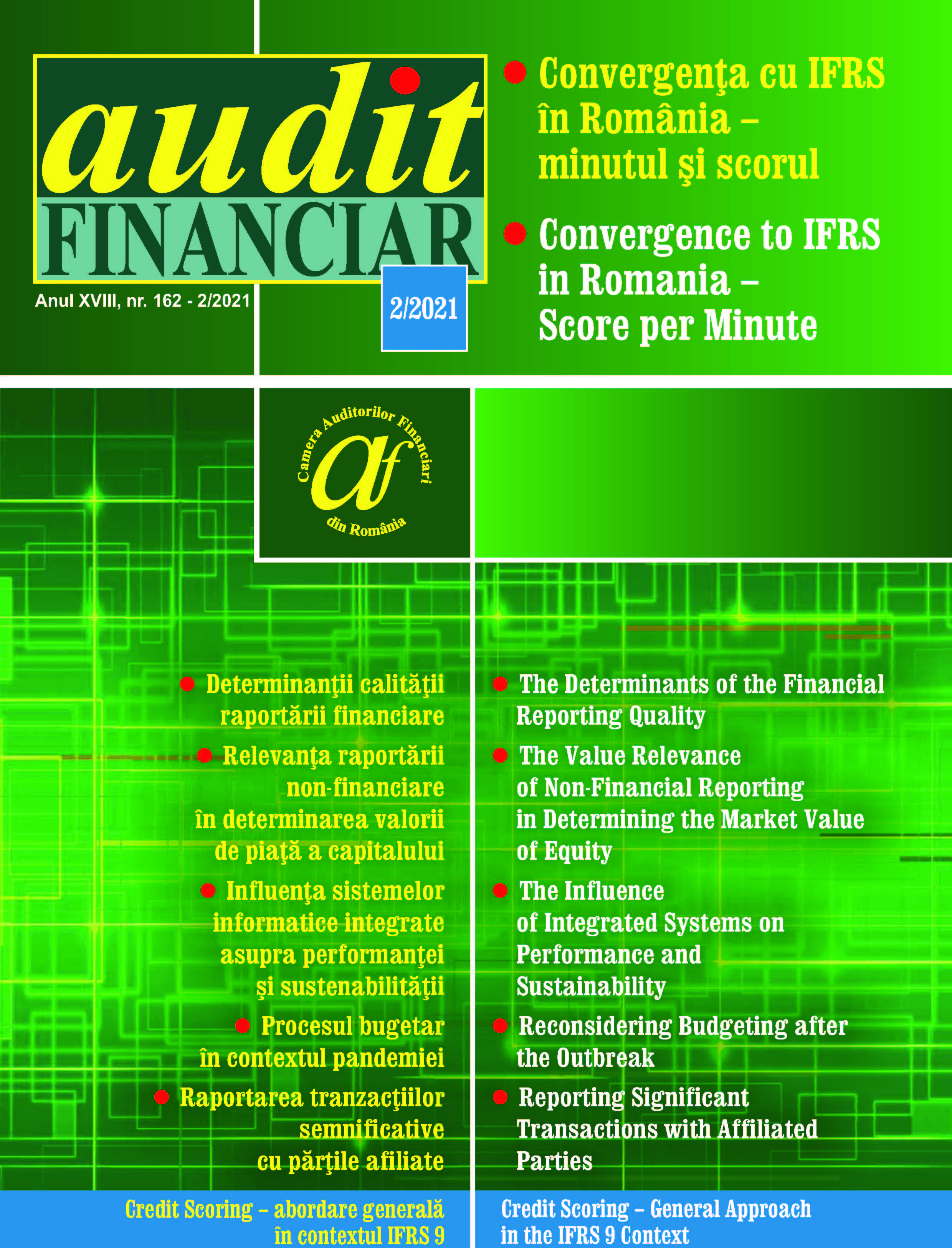 The Determinants of the Financial Reporting Quality: Empirical Evidence for Romania Cover Image