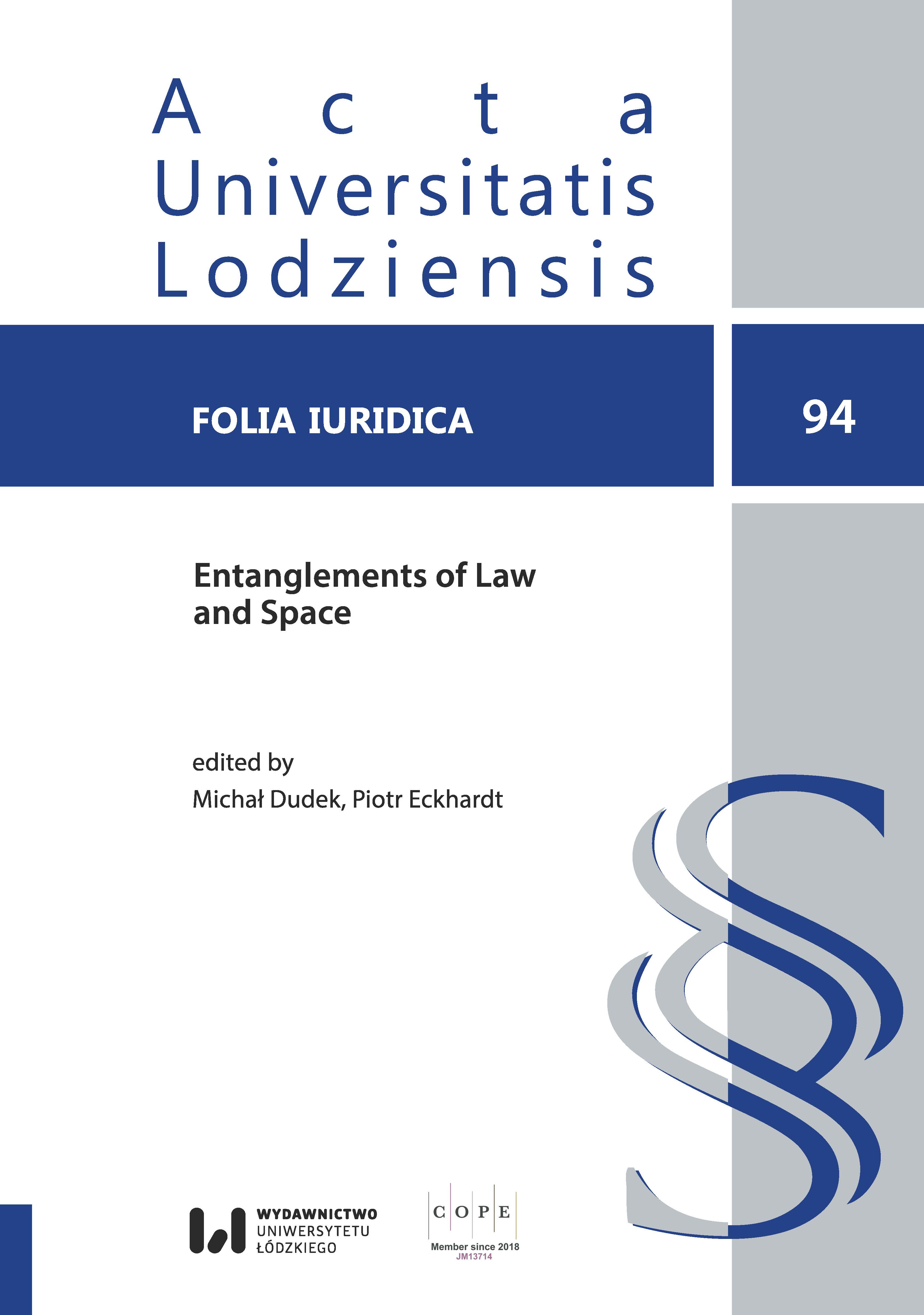 Separate Regulations Regarding the Recovered Territories in the Law of People’s Poland Cover Image