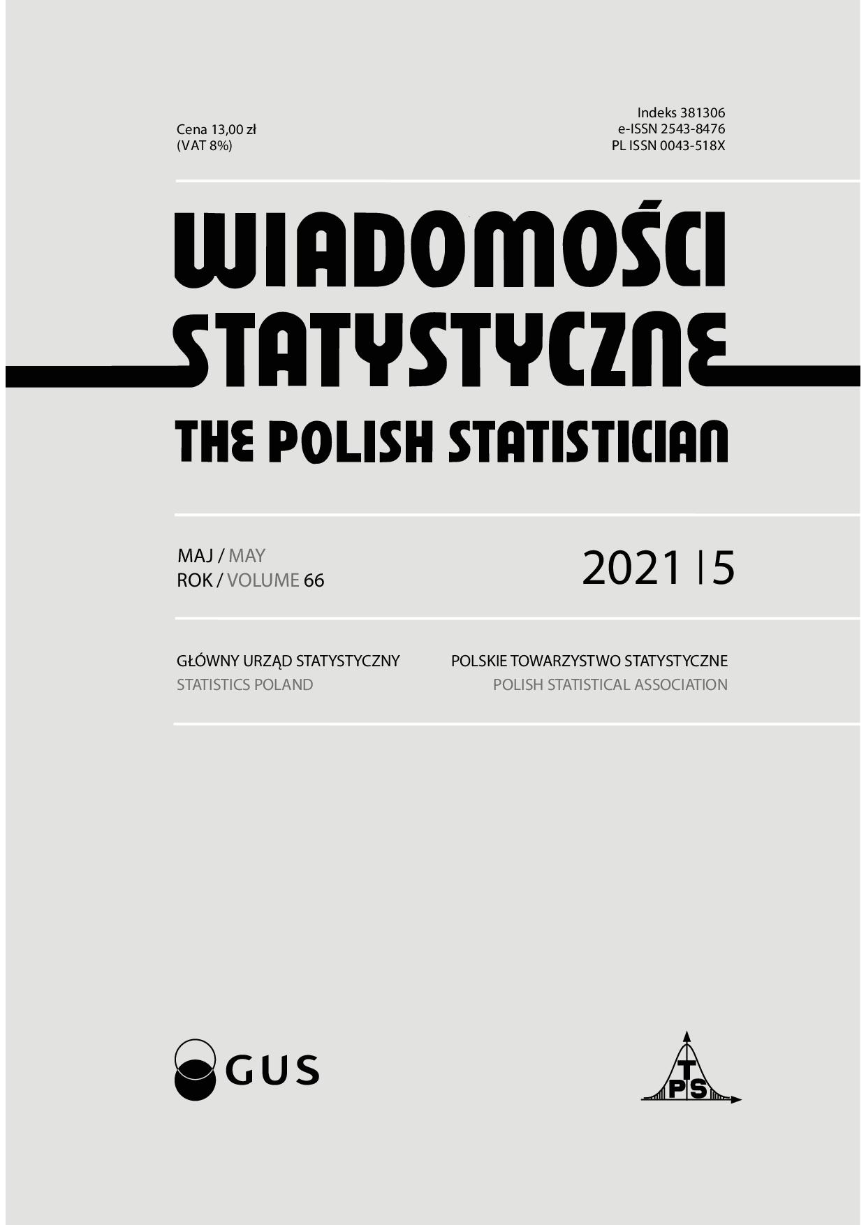 Publications of Statistics Poland. April 2021 Cover Image