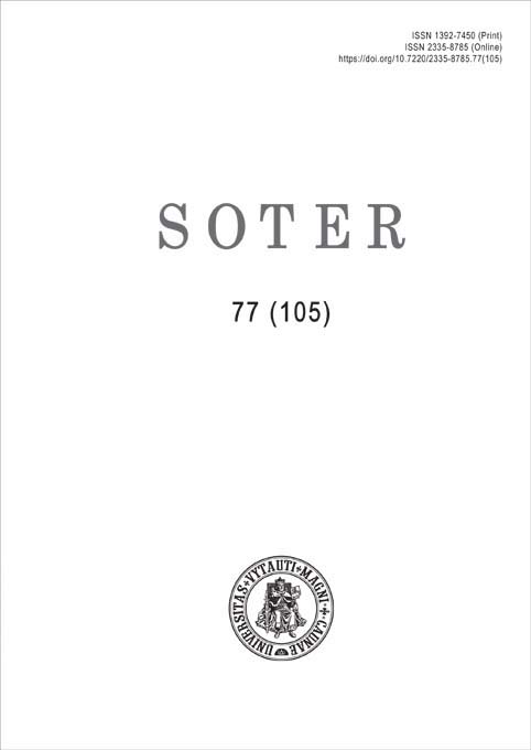 Violent Crimes in the Cases Between Clergy and Monks of the Catholic Church in the 18th Century According to the Books of Vilnius County Castle and Land Court Cover Image