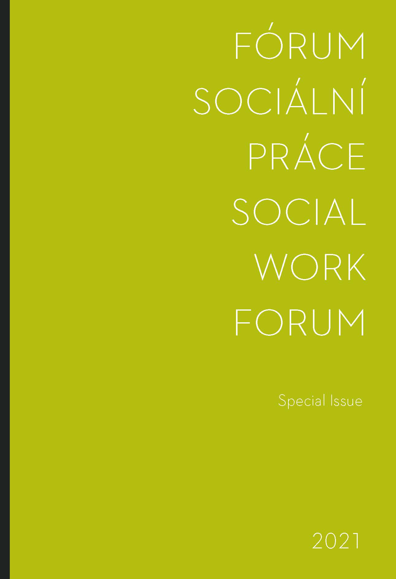 "Contexts of social and health care transformation" - special issue Cover Image