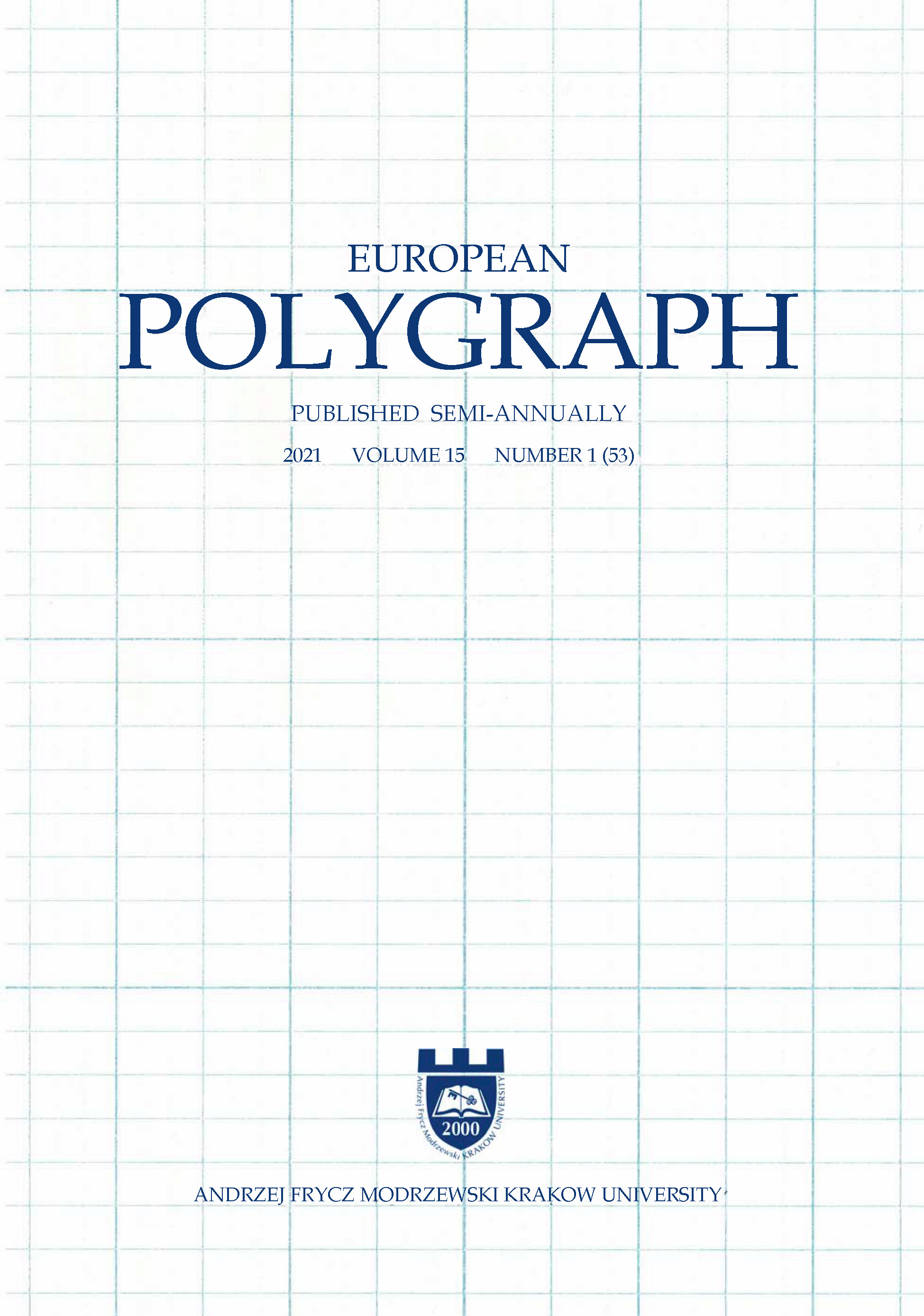 The use of narcoanalysis by Polish counterintelligence in the 1930s Cover Image