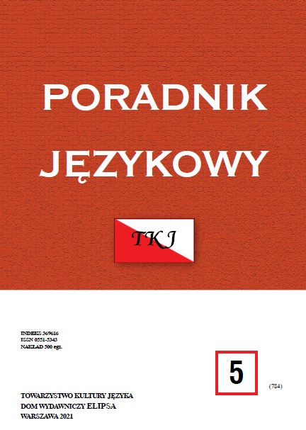 Deviations from the general Polish norm as regards the grammatical category of gender in Polish-language texts of „Gazeta Polska Bukowiny” (“The Polish Newspaper of Bukovina”) published in Ukraine Cover Image