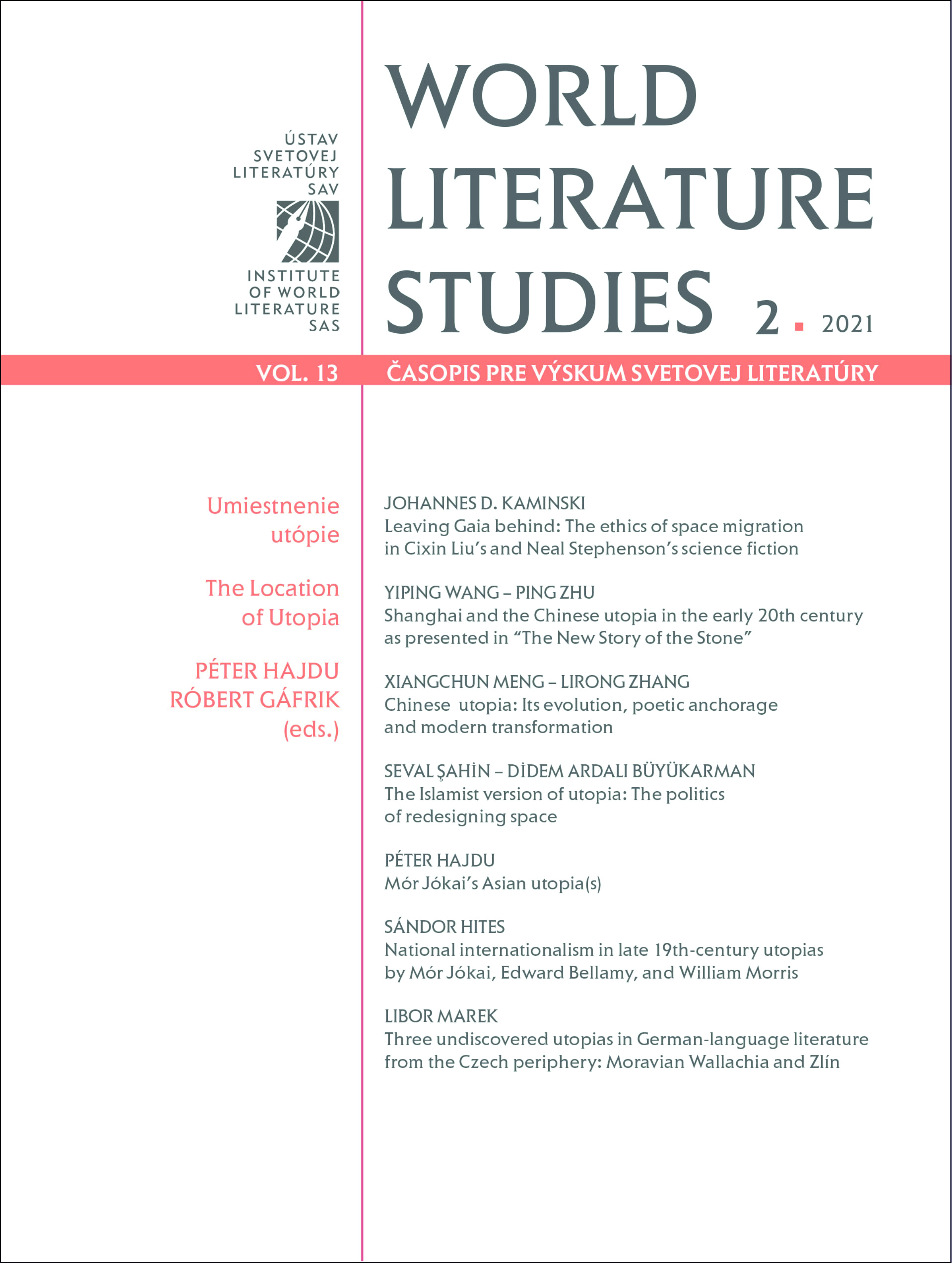 Ágnes Györke – Imola Bülgözdi (eds.): Geographies of  affect in Contemporary Literature and Visual Culture: Central Europe and the West Cover Image