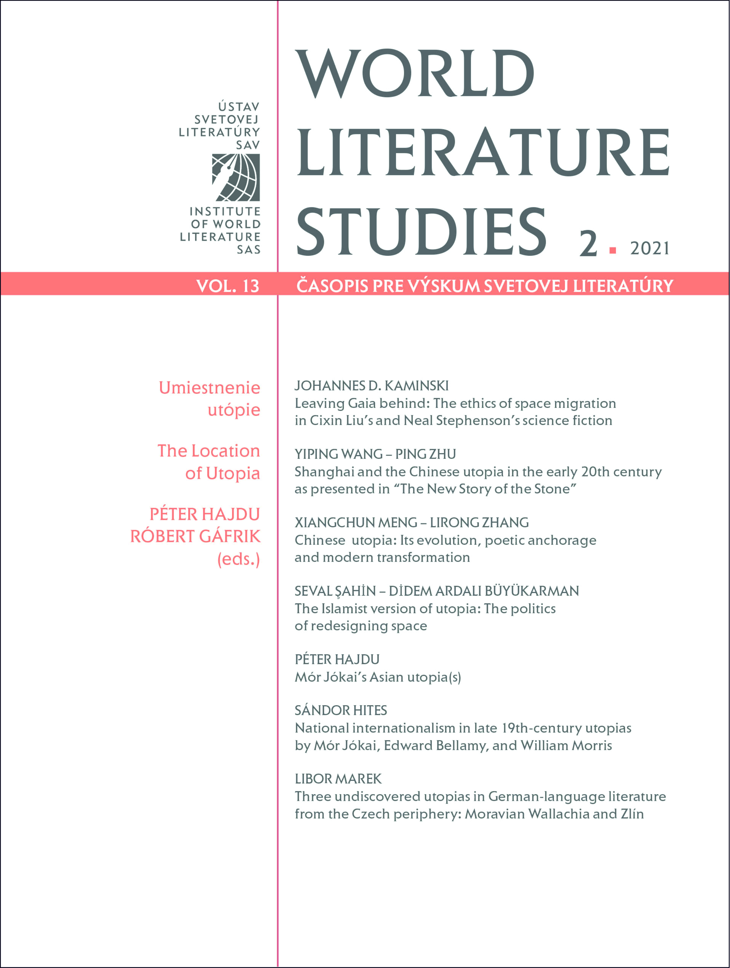 Katarína Bešková: Súčasná egyptská literatúra: Dystópia, cenzúra a Arabská jar [Contemporary Egyptian Literature: Dystopia, Censorship and the Arab Spring]