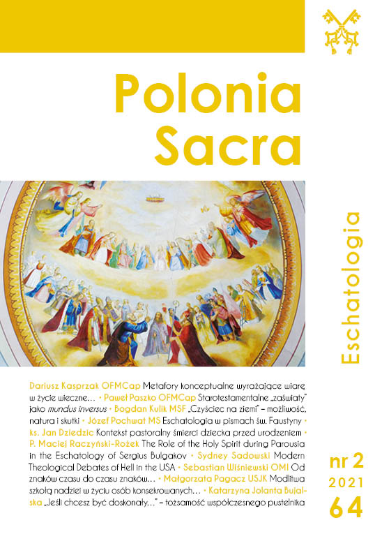 The Role of the Holy Spirit during Parousia in the Eschatology of Sergius Bulgakov Cover Image