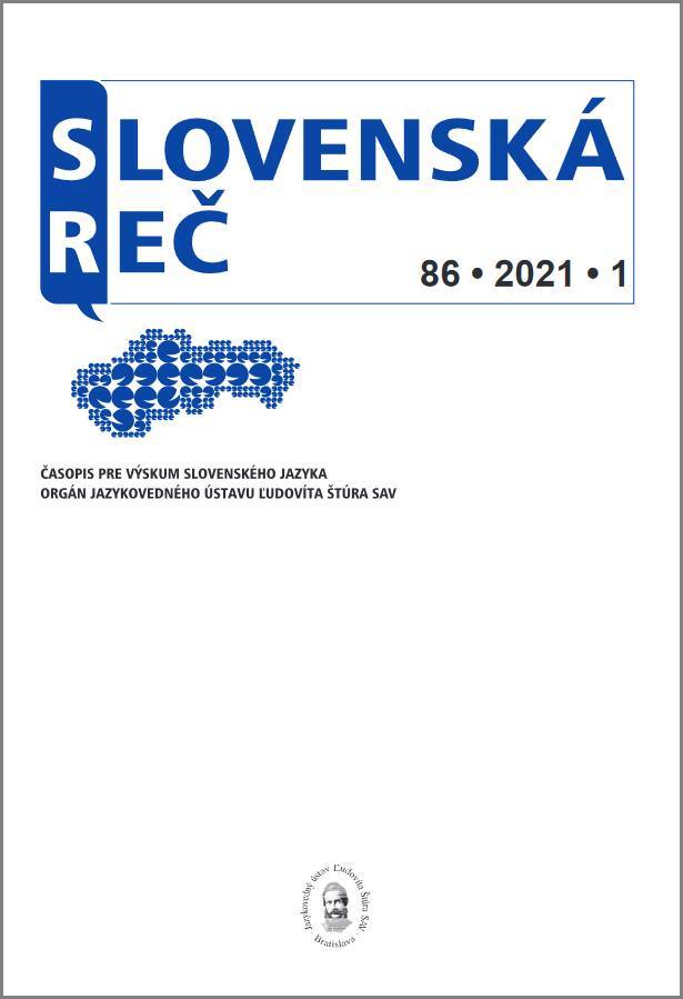 Activity Report of Ľudovít Štúr Institute of Linguistics SAS for the Year 2020 Cover Image