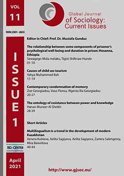 The relationship between some components of prisoner’s psychological well-being and duration in prison: Hosanna, Ethiopia