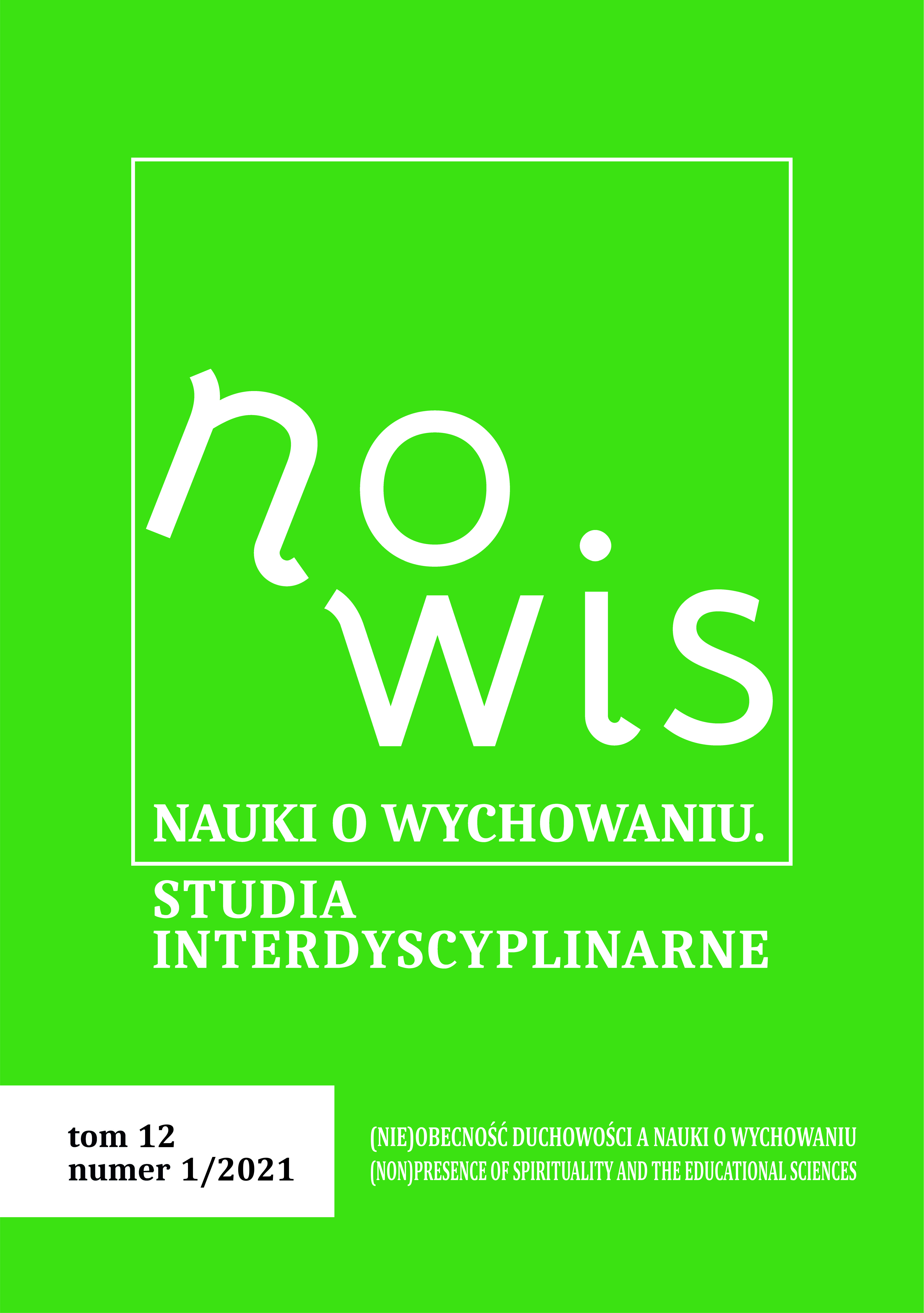 “Strong” and “Weak” Interpretation of Spirituality and the Educational Sciences Cover Image