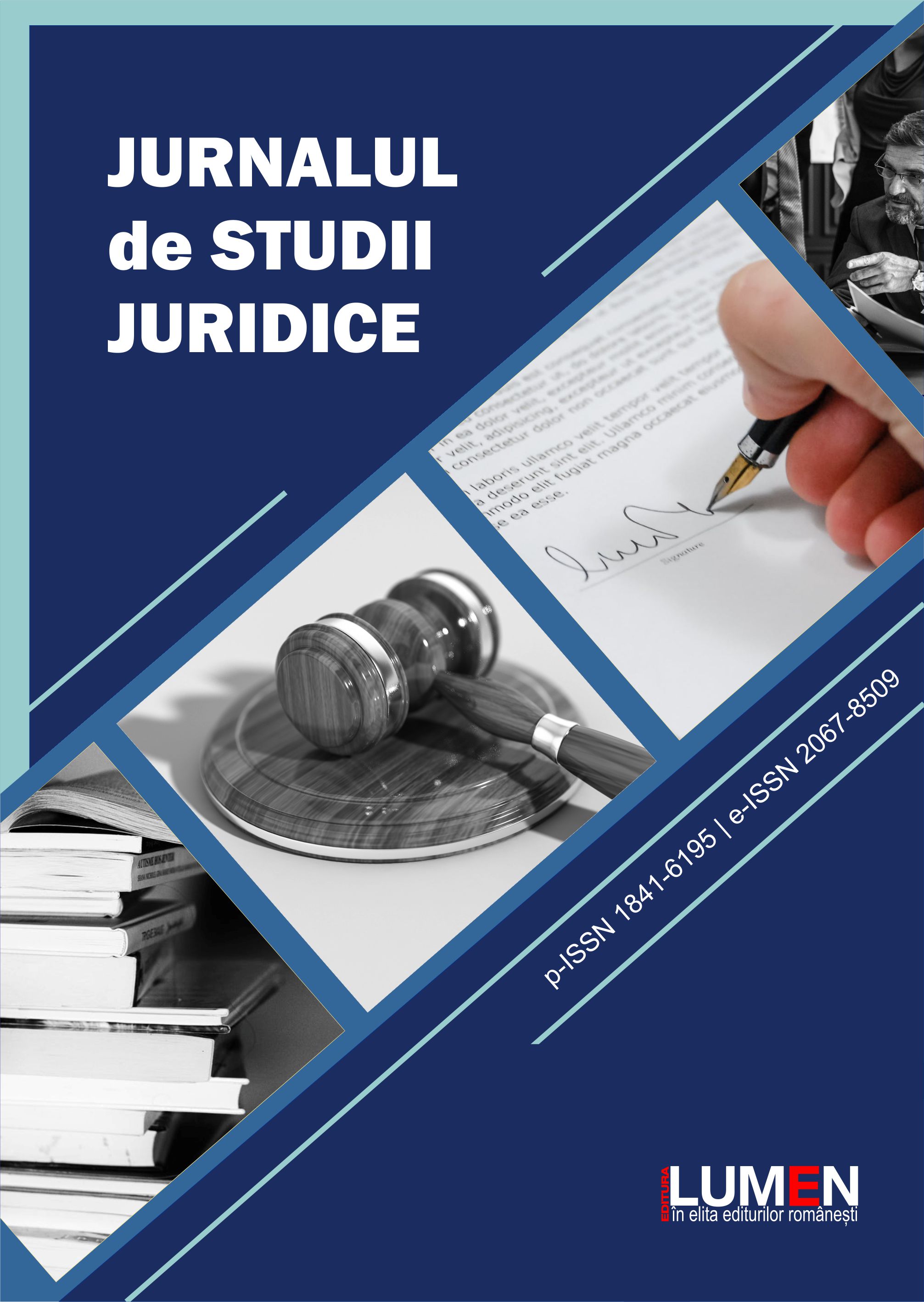 THE LAW APPLICABLE TO DIVORCE ACCORDING TO THE PROVISIONS OF THE ROMANIAN CIVIL CODE Cover Image