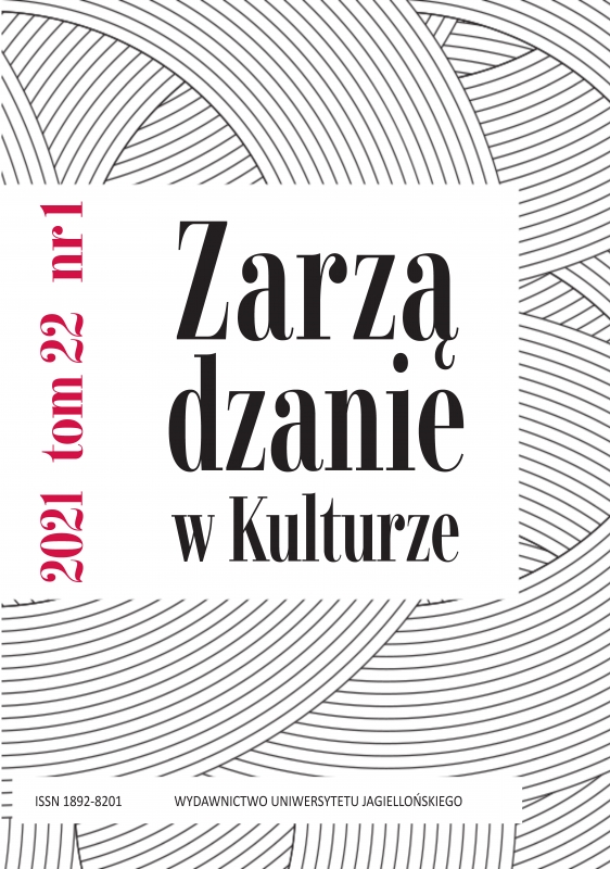 Przywództwo instytucji artystycznej w czasie pandemii na przykładzie Teatru Muzycznego w Poznaniu