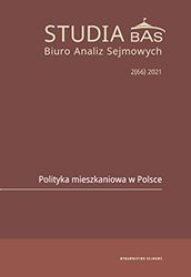 Polityka mieszkaniowa w kontekście kształtowania ładu przestrzennego w Polsce. Poziom centralny, regionalny i lokalny