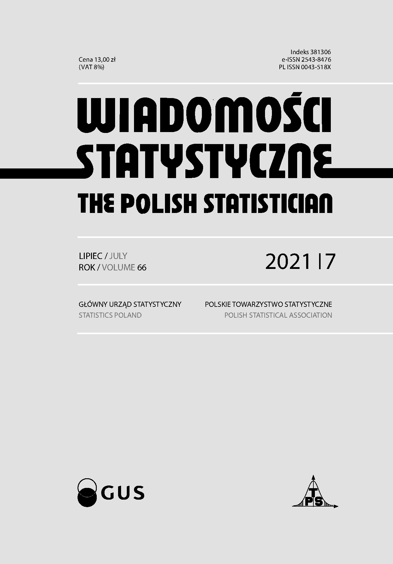 Publications of Statistics Poland. June 2021 Cover Image