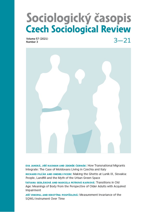 Transitions in Old Age: The Meanings of Body from the Perspective of Older Adults with Acquired Impairment