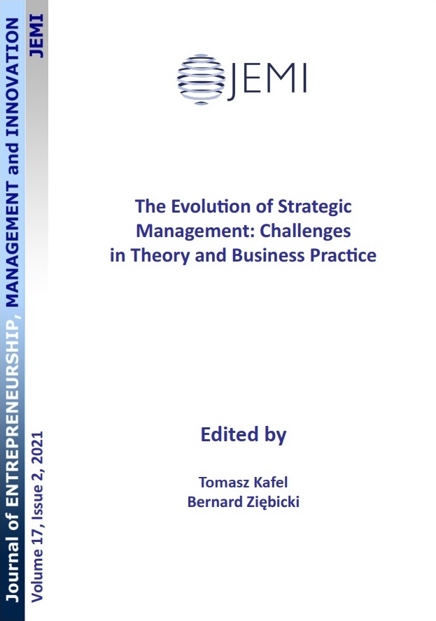 The strategy implementation process as perceived by different hierarchical levels: The experience of large Croatian enterprises Cover Image