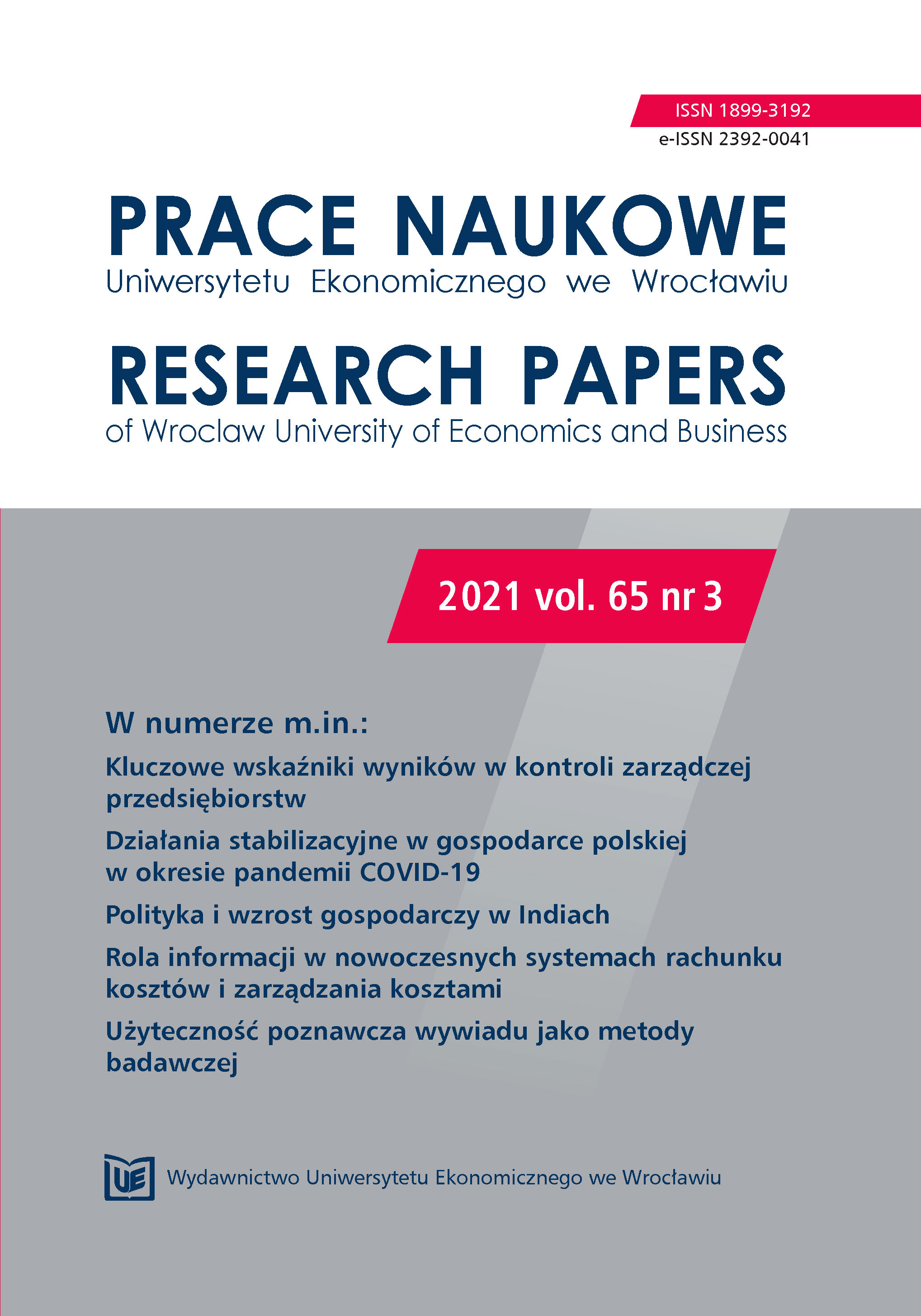Influence of the financial reporting system on the effective tax rate of Polish companies Cover Image