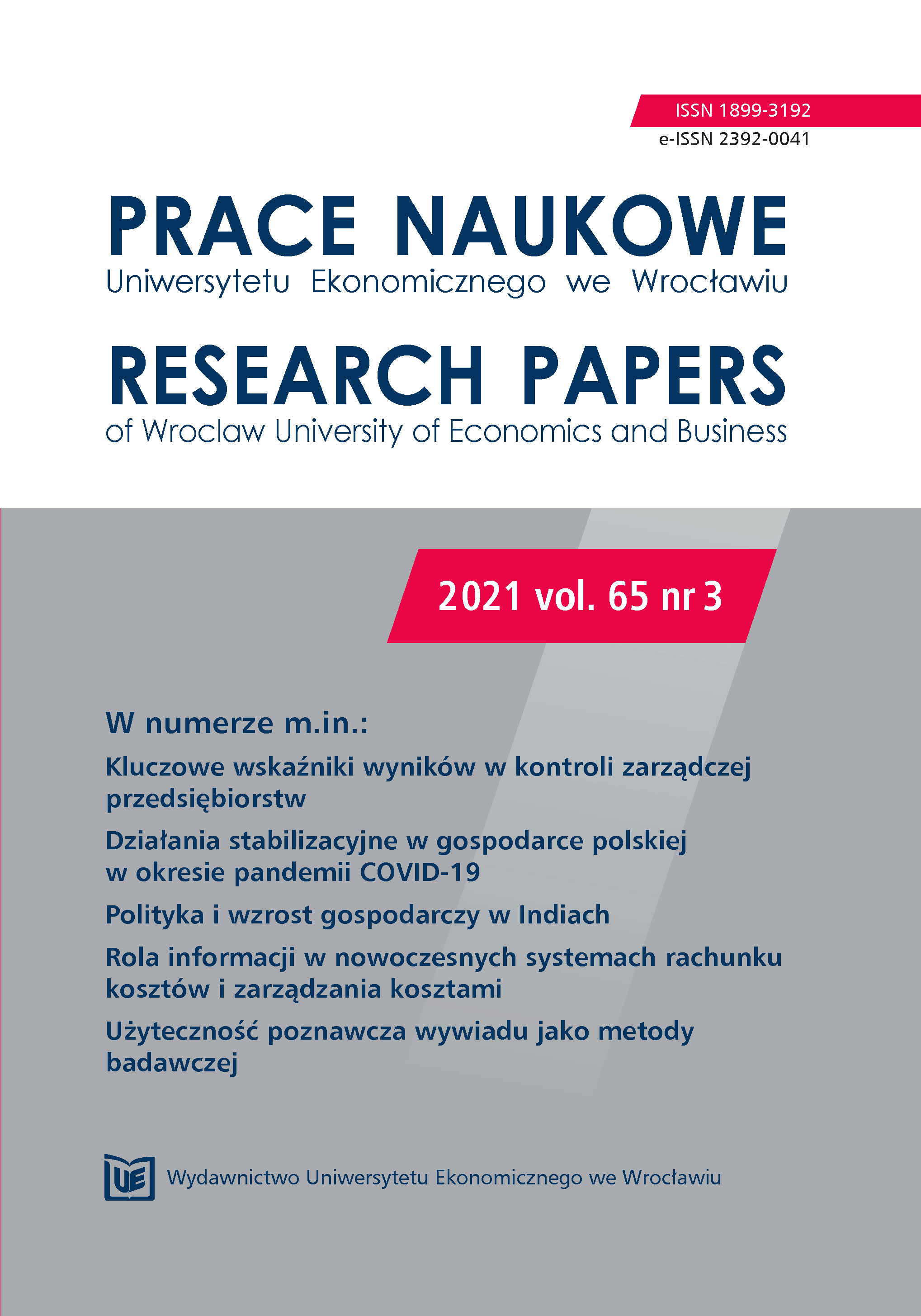 Links between the price of butter in Poland and in selected foreign markets Cover Image