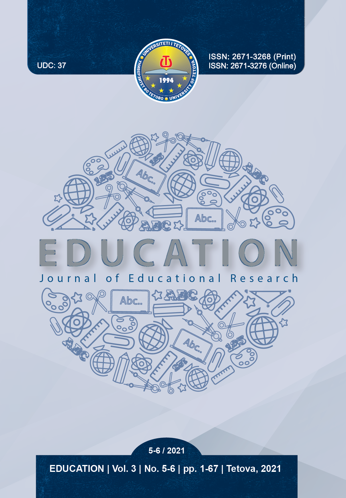 SELF-DIRECTED LEARNING DIMENSIONS AND IN-SERVICE GEOGRAPHY TEACHERS IN ALBANIA Cover Image