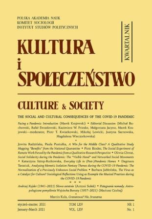 The Social Experiment of Remote Work Forced by the Pandemic from a Qualitative Research Perspective Cover Image