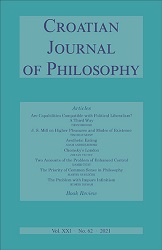 The Priority of Common Sense in Philosophy
