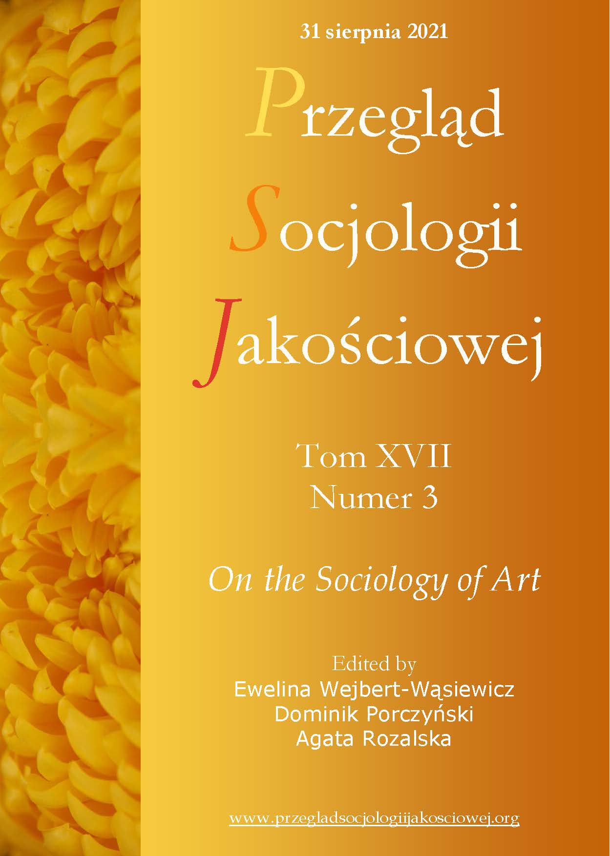 On Contemporary Issues in the Sociology of Art: Introduction Cover Image