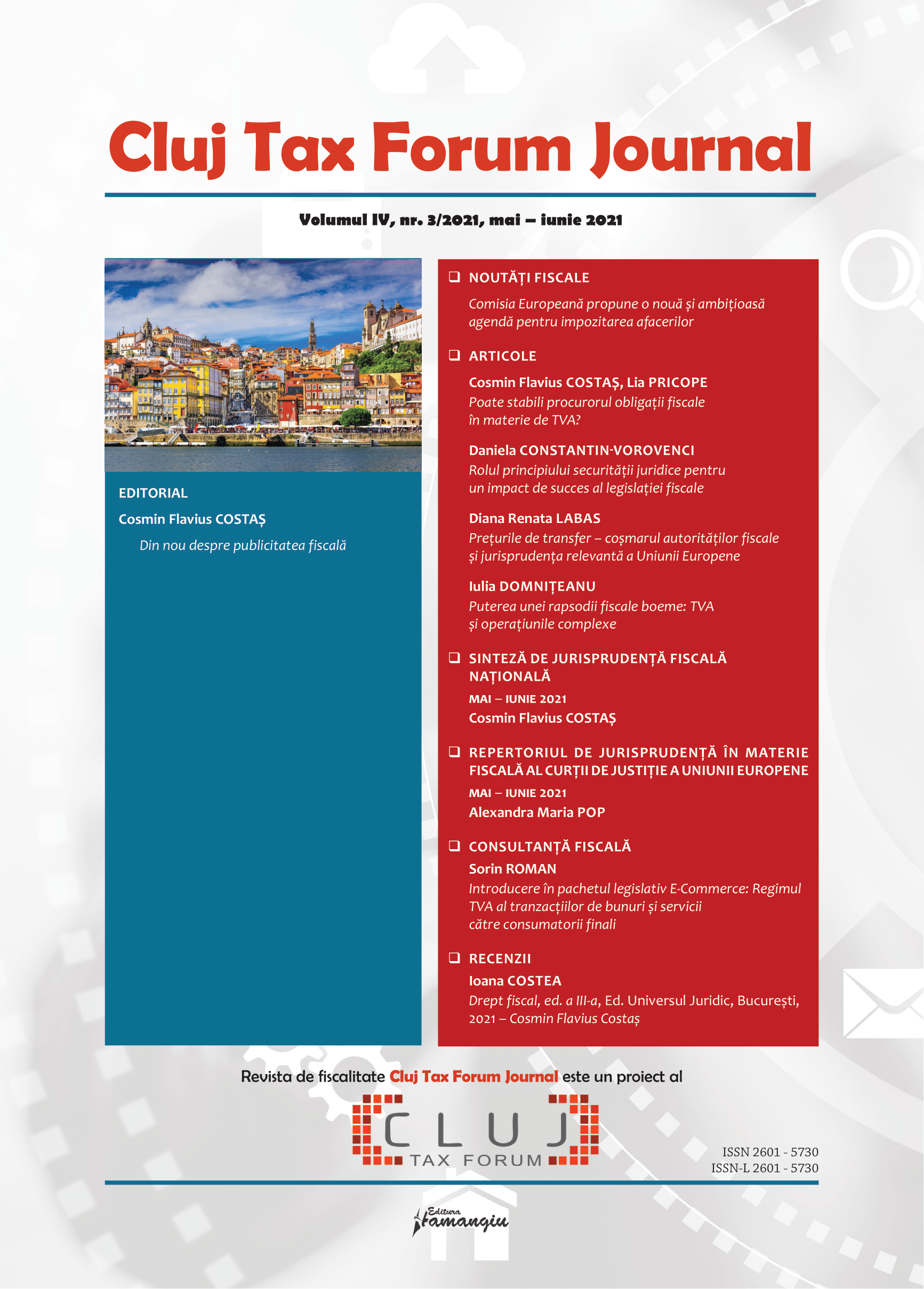 Introduction to the E-Commerce Legislative Pack: VAT Regime of Supplies of Goods and Services to Final Consumers Cover Image