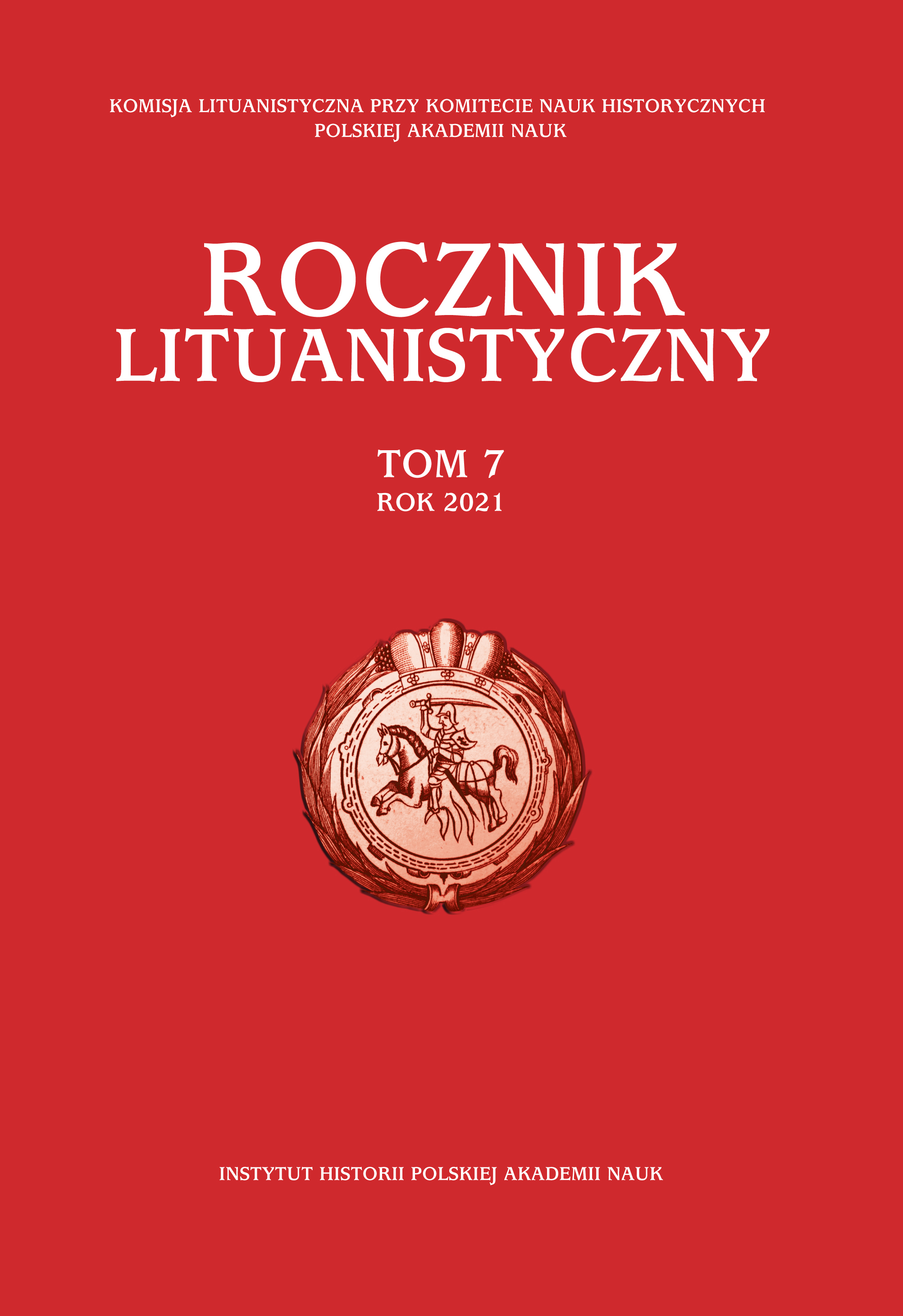 Commercial Contacts of Gdańsk and Vilnius in the Light of a Fifteenth-Century Merchant Book Cover Image