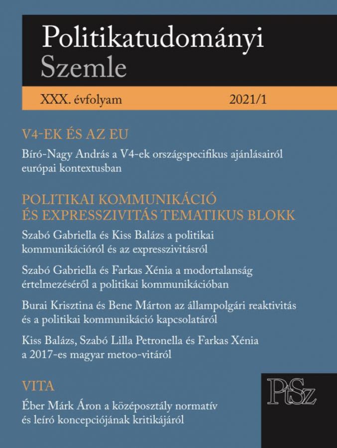 Előszó a politikai kommunikáció és expresszivitás tematikus blokkhoz