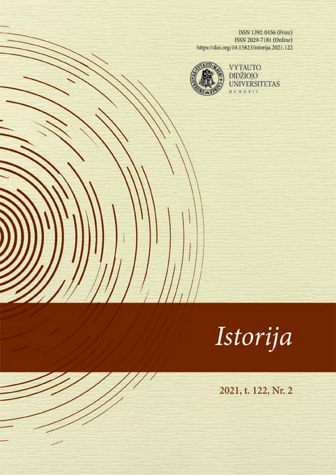 Jewish Culture in the First Half of the 20th Century in Vilnius. Participant or Recluse? Cover Image