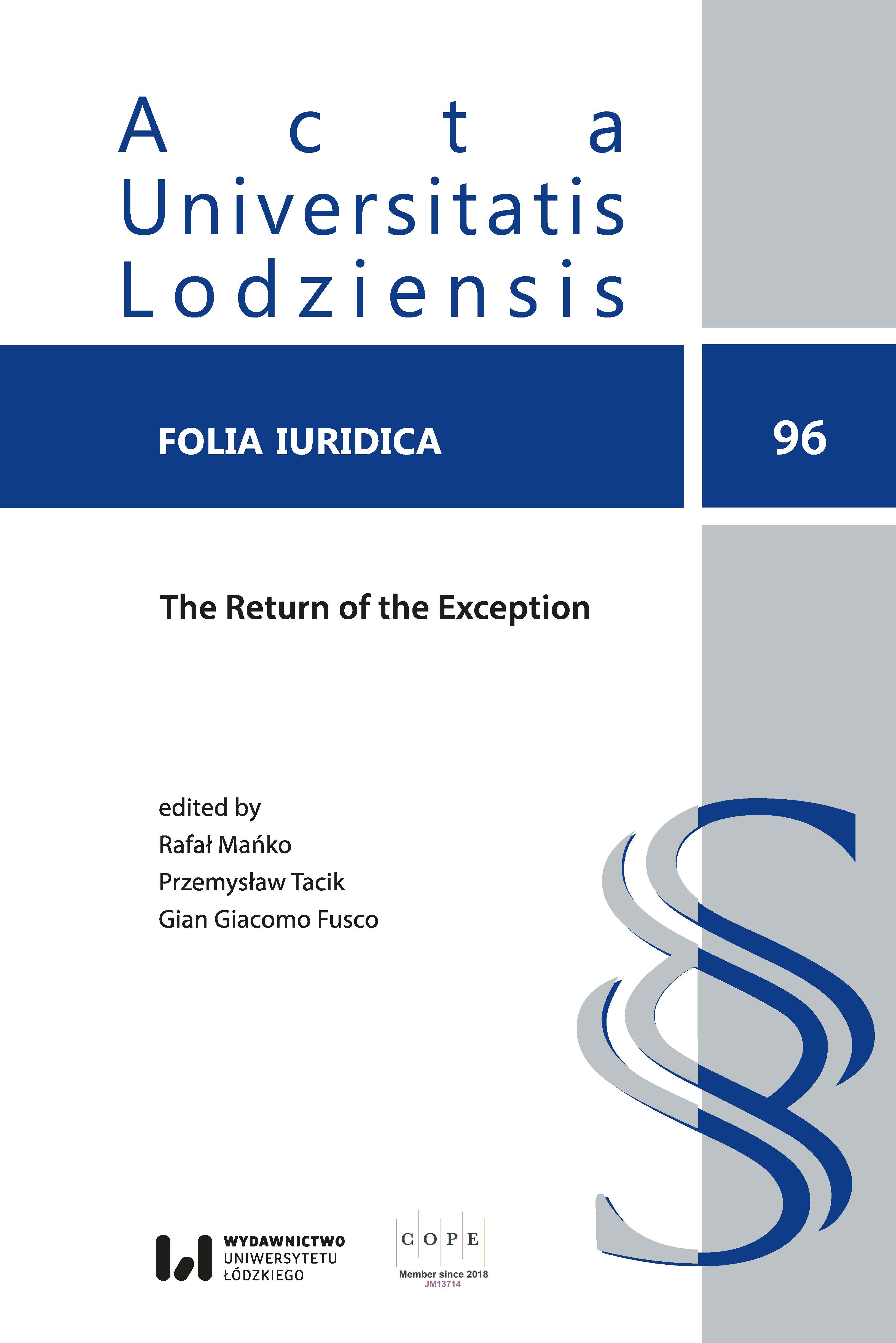 The COVID-19 Crisis in Romania: A Hypothesis around Penal Populism and Legal Culture Cover Image