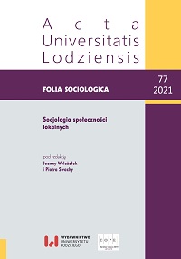 Wiedza o własnej miejscowości i zaangażowanie w sprawy lokalne oraz ich determinanty na przykładzie społeczności wiejskiej