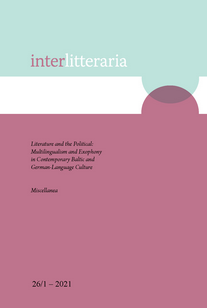 “Die Sprache hat also ihren Ort.” On Multilingualism in Maja Haderlap’s Novel Engel des Vergessens Cover Image