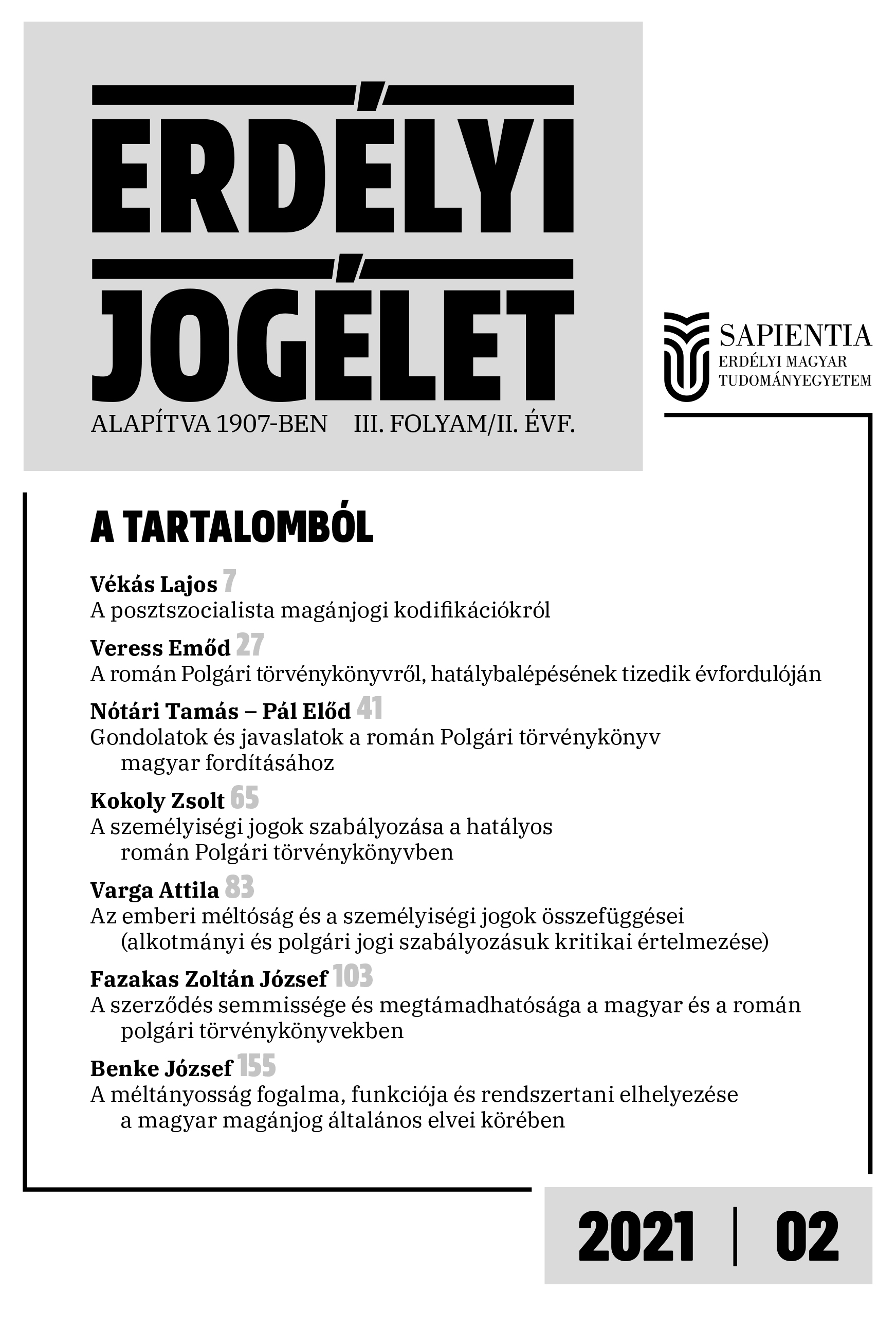 A hagyaték átadása – az öröklési bizonyítvány a román Polgári törvénykönyv és az Európai Parlament és Tanács 650/2012/EU-rendelete tükrében