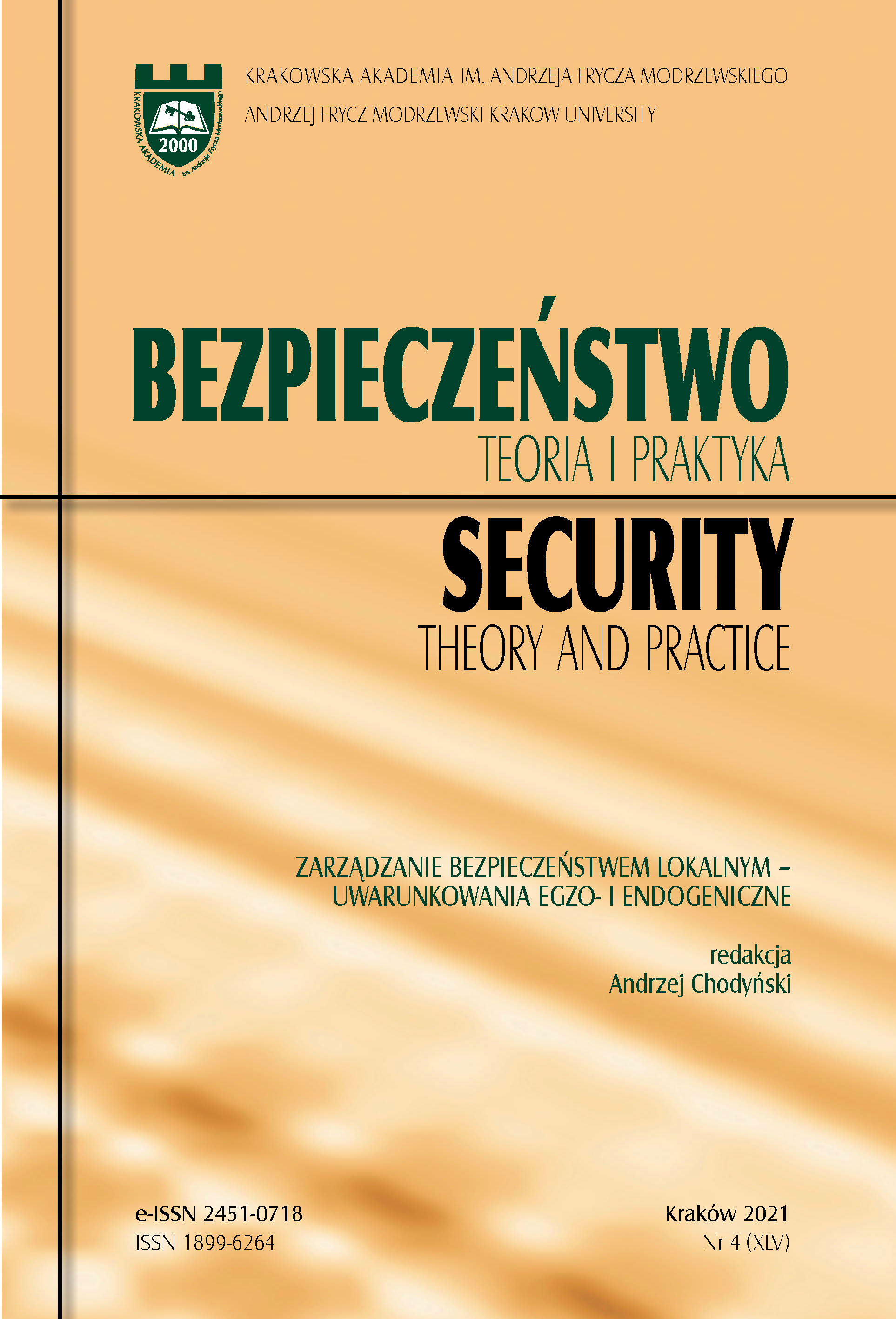 The Significance of the COVID-19 Pandemic for Business Management – the Perspective of Małopolska Entrepreneurs Participating in International Trade Cover Image